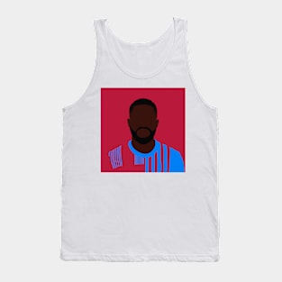 Samuel Umtiti Minimalistic Face Art Tank Top